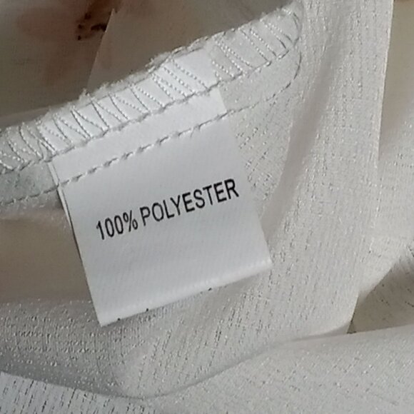 Jahan's Premium Dress Womens Large Floral White Beach Floral‎ Summer V Neck NWT - Picture 8 of 11